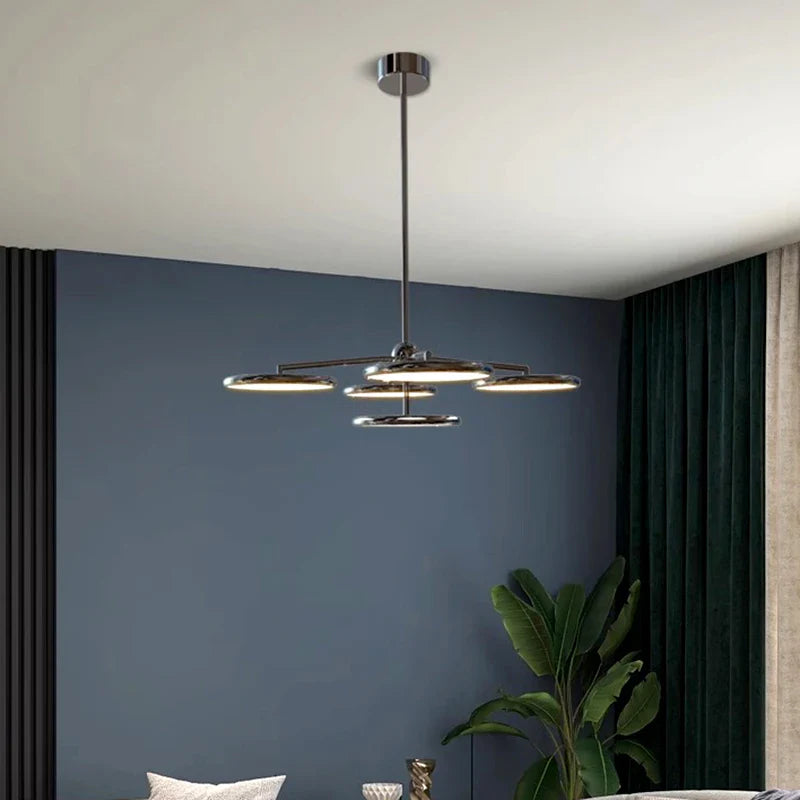 Afralia™ Modern indoor Pendant Light LED Chandelier for Living Room Dining Room Lighting