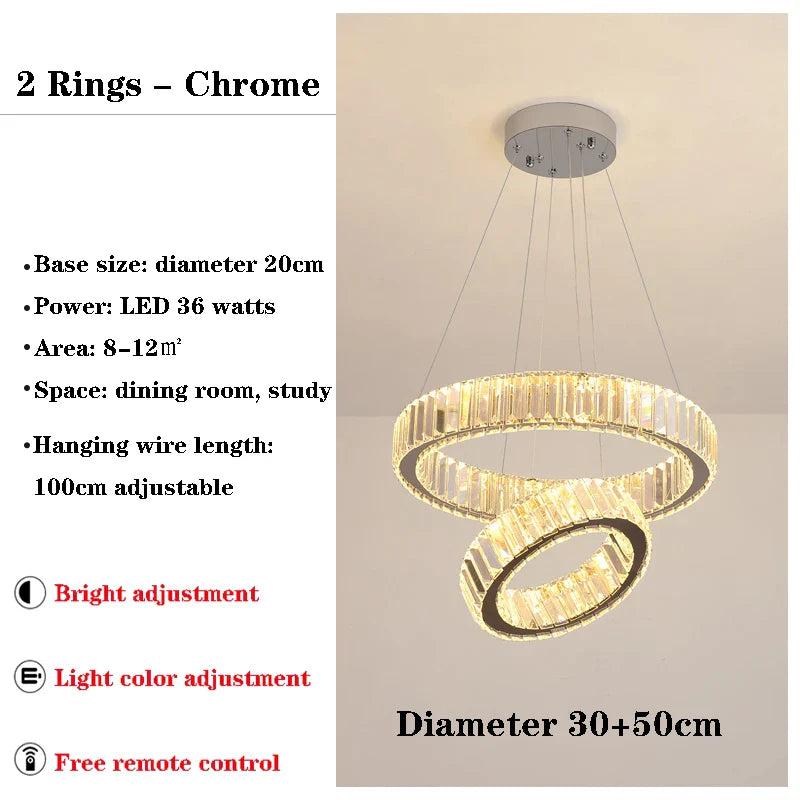 Afralia™ Crystal Chandelier: Modern Luxury LED Ceiling Pendant Light for Living Room and Building Hall