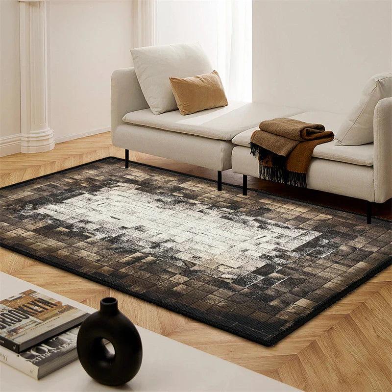 Afralia™ Retro Anti-Slip Area Rug for Living Room, Kitchen, and Entryway - Absorbent, Easy to Clean