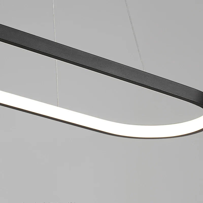 Afralia™ Modern LED Pendant Lamp for Living Room, Restaurant, Bedroom Decor - Remote Control