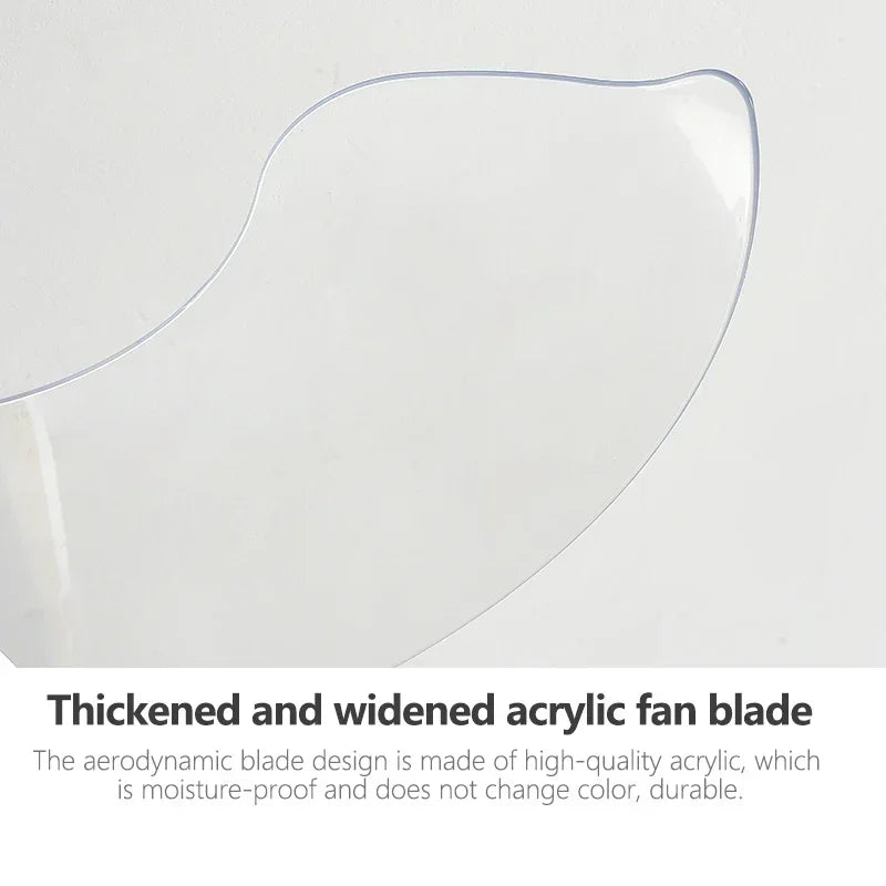 Afralia™ White Ceiling Fan Light with Control, Hidden Design for Bedroom and Restaurant