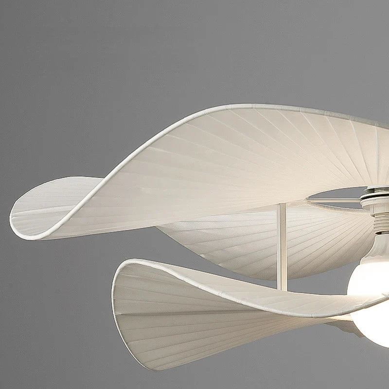 Afralia™ Pleated Fabric Pendant Lights E27 White Chandelier - Nordic 2 Layer Design