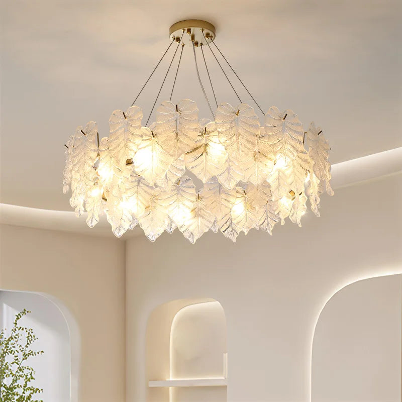 Afralia™ Crystal Chandelier: Elegant Light Luxury Lamp for Living Room, Bedroom, Dining Room & Study