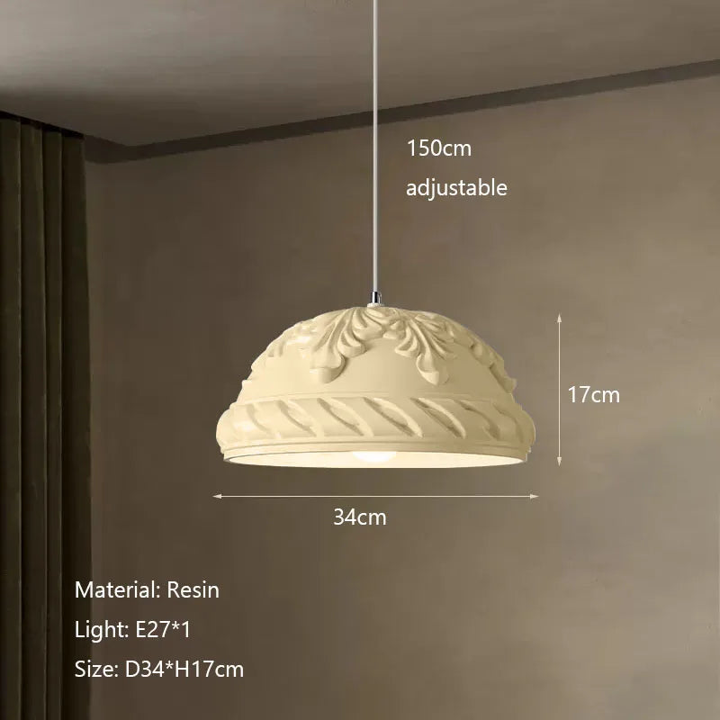 Afralia™ French Cream Style LED Chandelier for Restaurant Bar and Kitchen