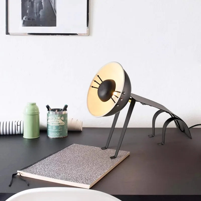 Afralia™ Nordic Iron Cat Table Lamp LED Living Room Bedroom Home Decor