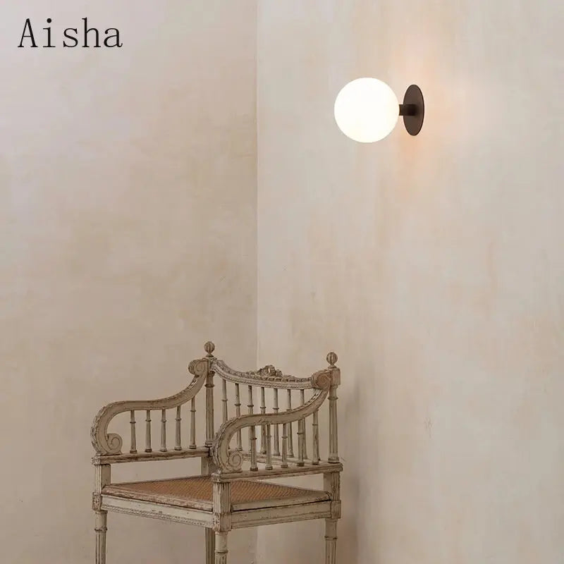 Afralia™ Gold/Black Wall Lamp: Elegant Lighting Fixture for Living Room, Bedroom, Stair, Corridor