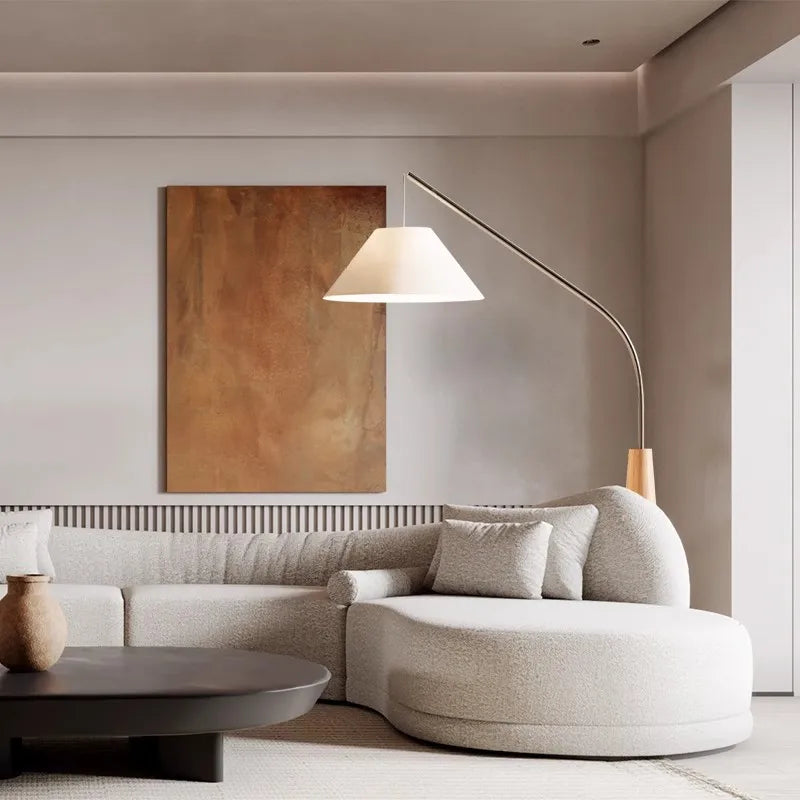 Afralia™ Nordic LED Fishing Floor Lamp for Modern Living Spaces