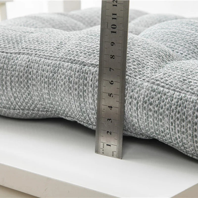 Afralia™ Square Cotton Upholstery Seat Cushion: Soft, Padded, and Lace Up for Office, Home, Car & Garden