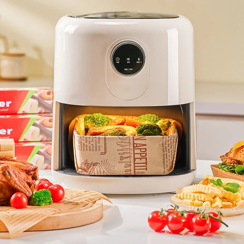 Afralia™ Grease-Resistant Baking Paper for Air Fryers and Wrapping Food