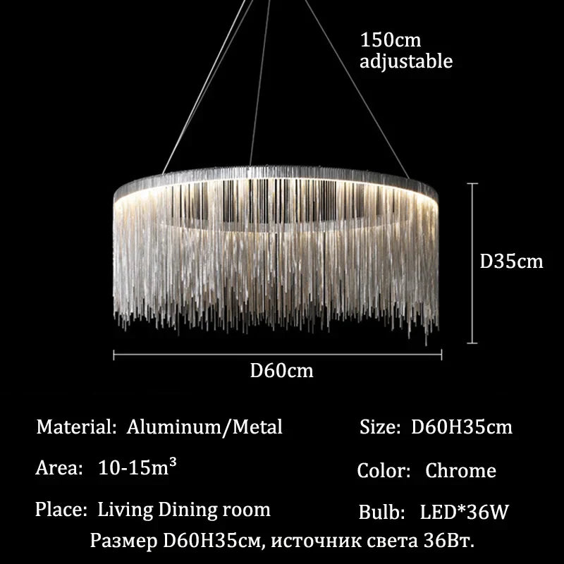 Afralia™ Luxury Chandeliers for Living Room Ceiling Lighting Żyrandol