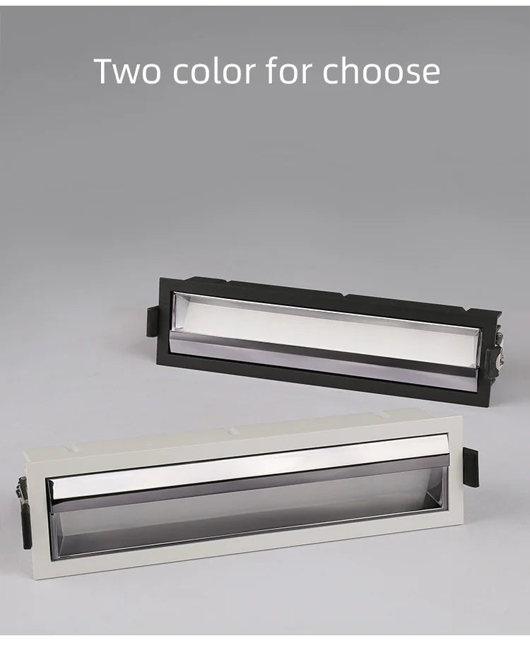 Afralia™ Polarized Downlight Embedded LED Ceiling Light for Commercial use in Hotels & Aisles