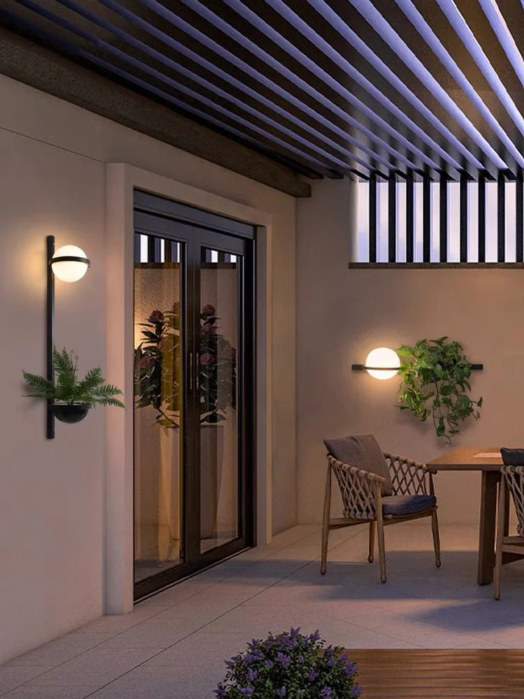 Afralia™ LED Art Deco Wall Lights: Modern, Creative Plant Design for Home Living Room Bedroom