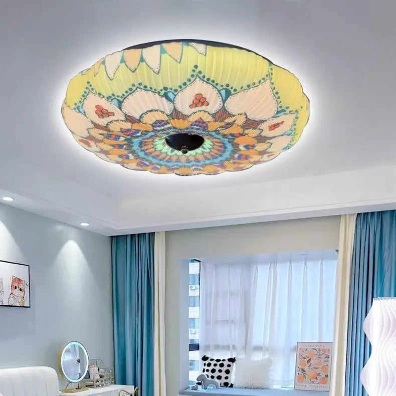 Afralia™ Energy-Efficient Bohemian LED Ceiling Lights for Bedroom - Bedazzling Eye Care