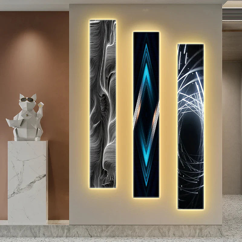 Afralia™ Abstract LED Wall Lamp for Modern Interior Decoration