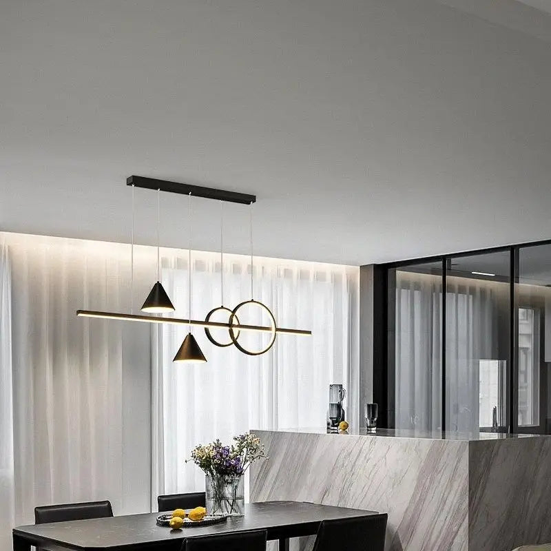 Afralia™ Black Nordic Designer Dining Pendant Lamp: Stylish Lighting for Home Decor