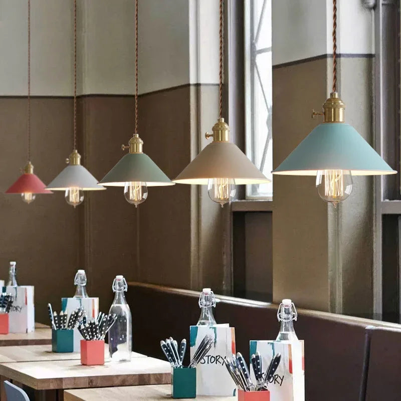 Afralia™ Modern Creative Chandelier: Macaron Style LED Pendant Lamp