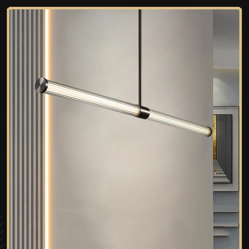 Afralia™ Luxury Copper Glass Hanging Lamps for Kitchen Island Bar Decor