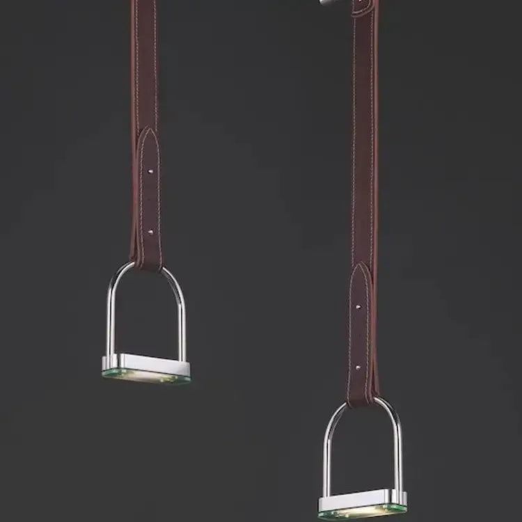 Afralia™ Art Minimalist Belt Pendant Light for Living Room and Bedroom