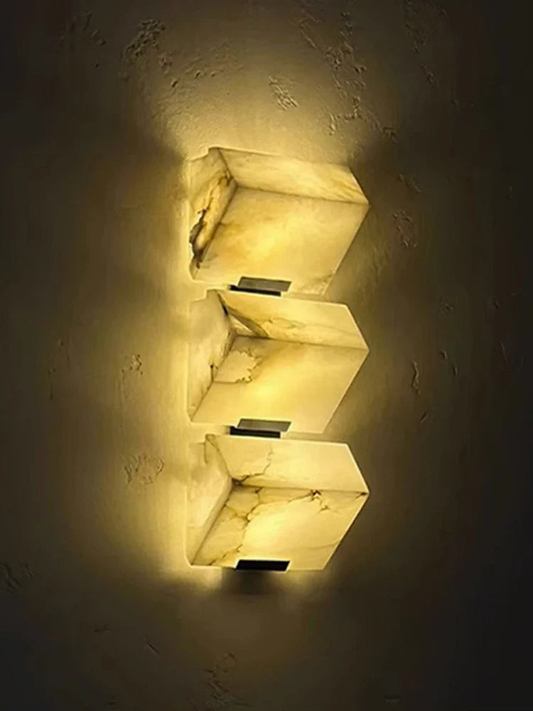 Afralia™ Geometric LED Outdoor Wall Sconce Cube Light for Corridor Backyard