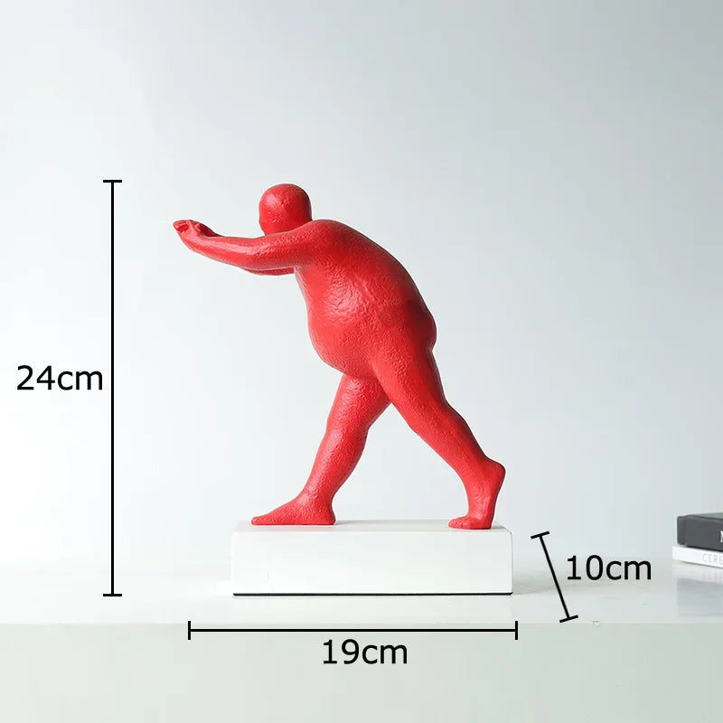 Abstract Resin Sculpture Modern Home Decor by Afralia™