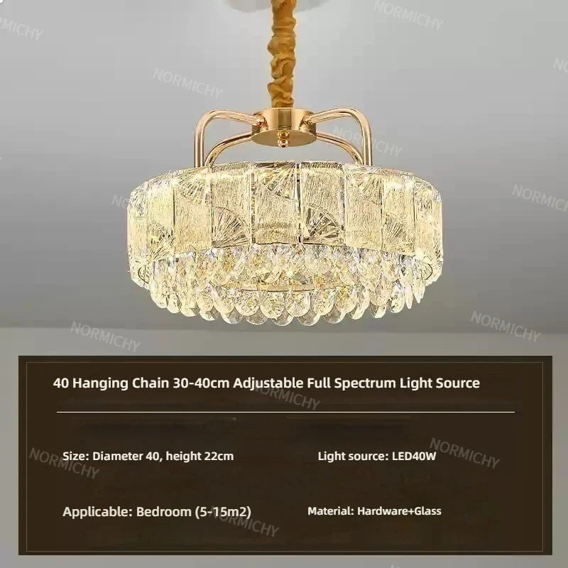 Afralia™ Luxury Crystal Pendant Light for High-End Atmosphere