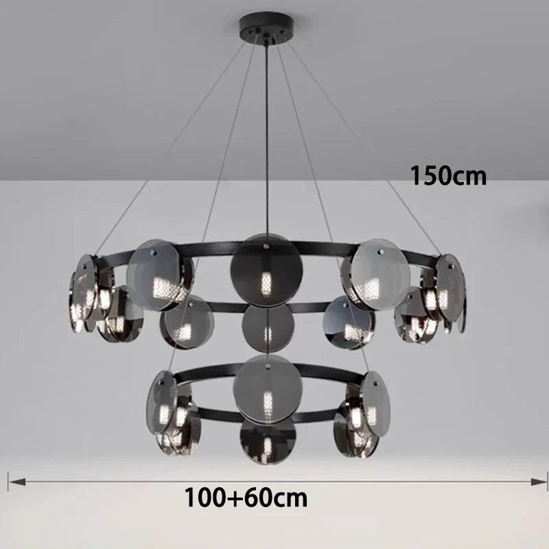 Afralia™ Modern LED Pendant Light Chandeliers for Living Room Dining Room Indoor Lighting