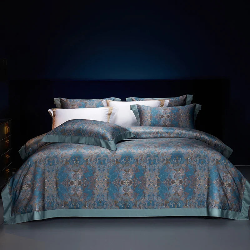 Afralia™ Bohemian Style 1000TC Egyptian Cotton Bedding Set with Digital Printing