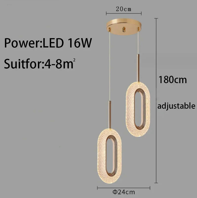 Afralia™ Modern Bedside Chandelier Wall Lamp Ceiling Light Pendant Luminaires