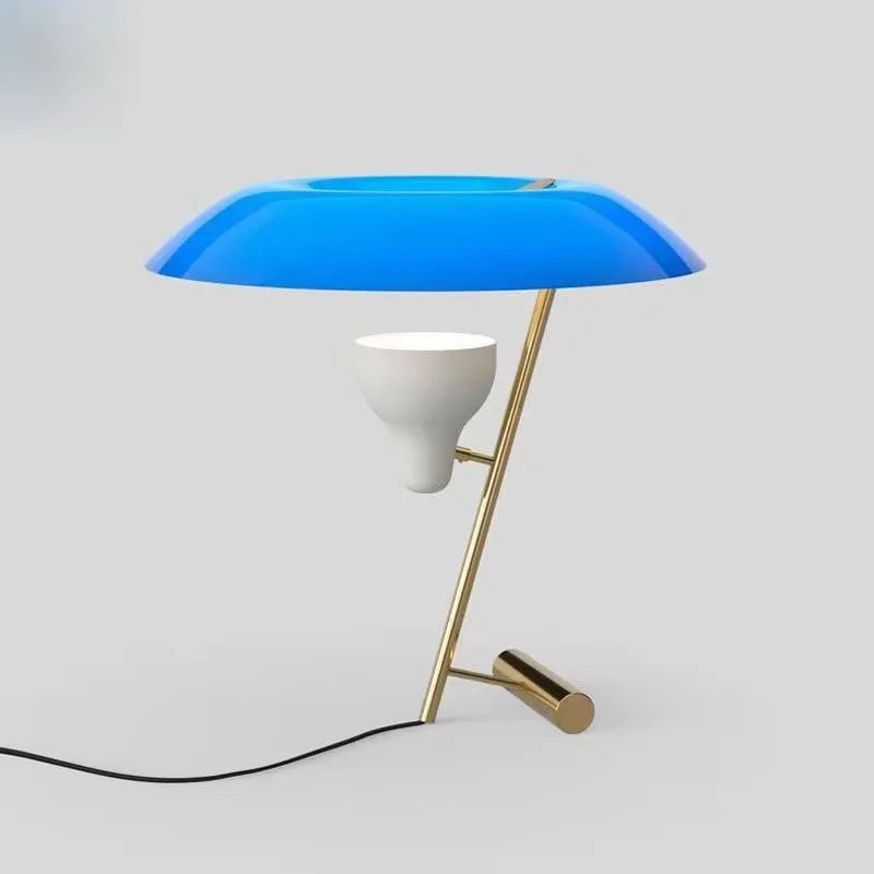 Afralia™ Nordic Minimalist Desk Lamp with Orange Lampshade for Living Study Room