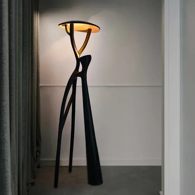 Afralia™ Modern LED Salon Floor Lamp for Home, Living Room, Restaurant, Hotel Lobby