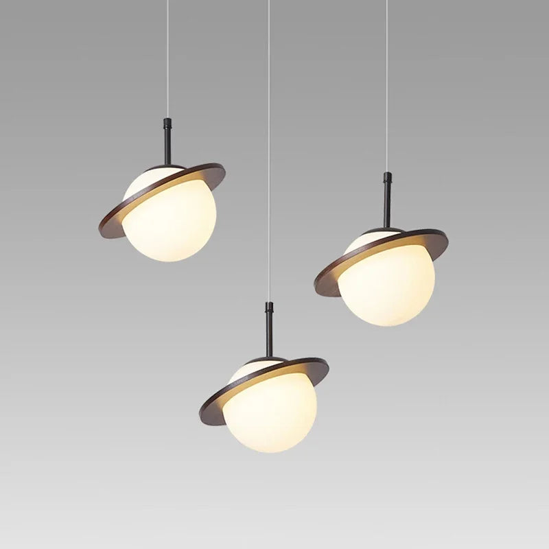 Afralia™ Modern Glass Ball LED Pendant Light: Elevate Your Living Space with Contemporary Elegance