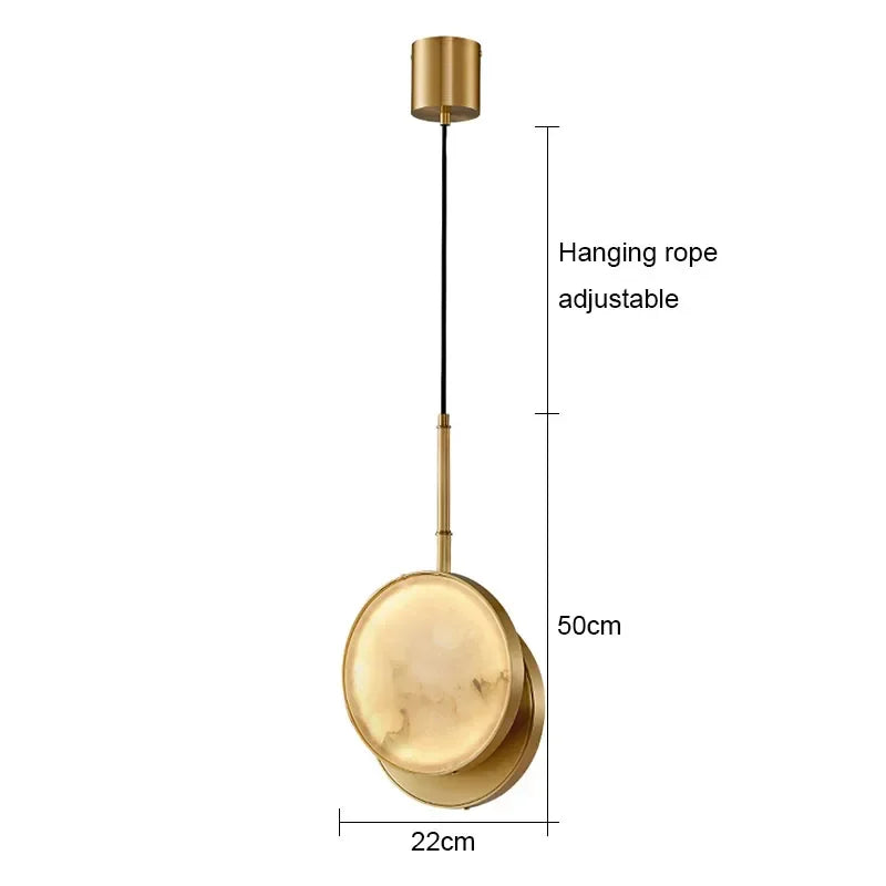 Afralia™ Modern Copper Wall Lamp LED Interior Lighting for Home Decor
