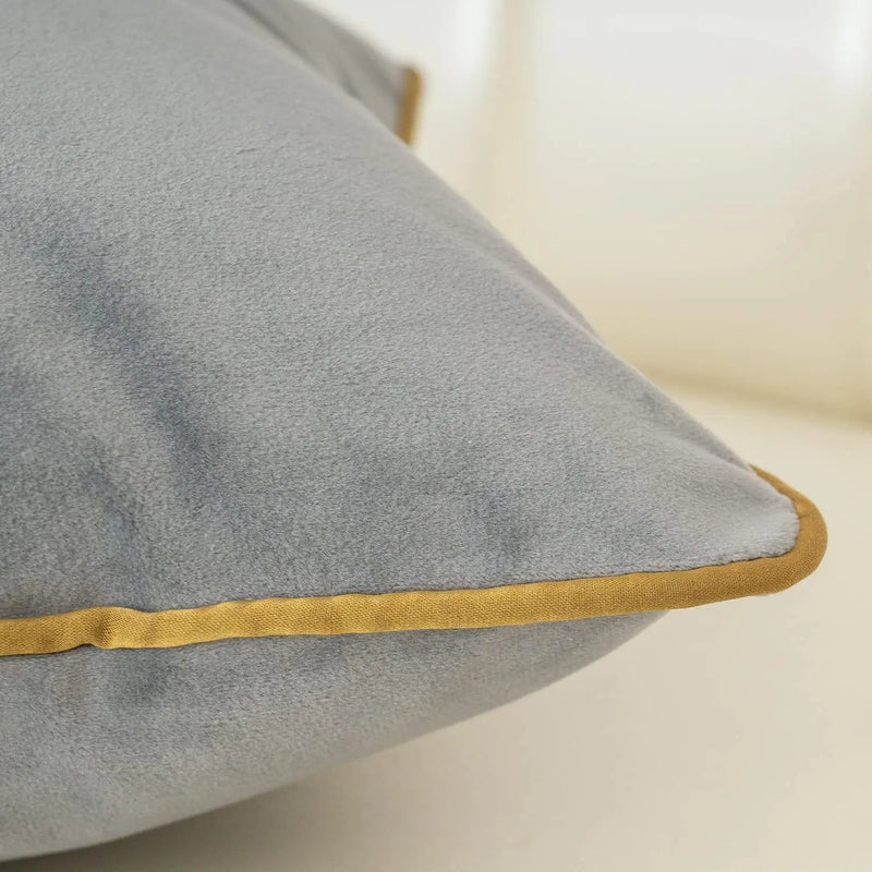 Afralia™ Velvet Pillow Cover with Pressed Edge 65*65cm - Modern & Soft Decorative Case