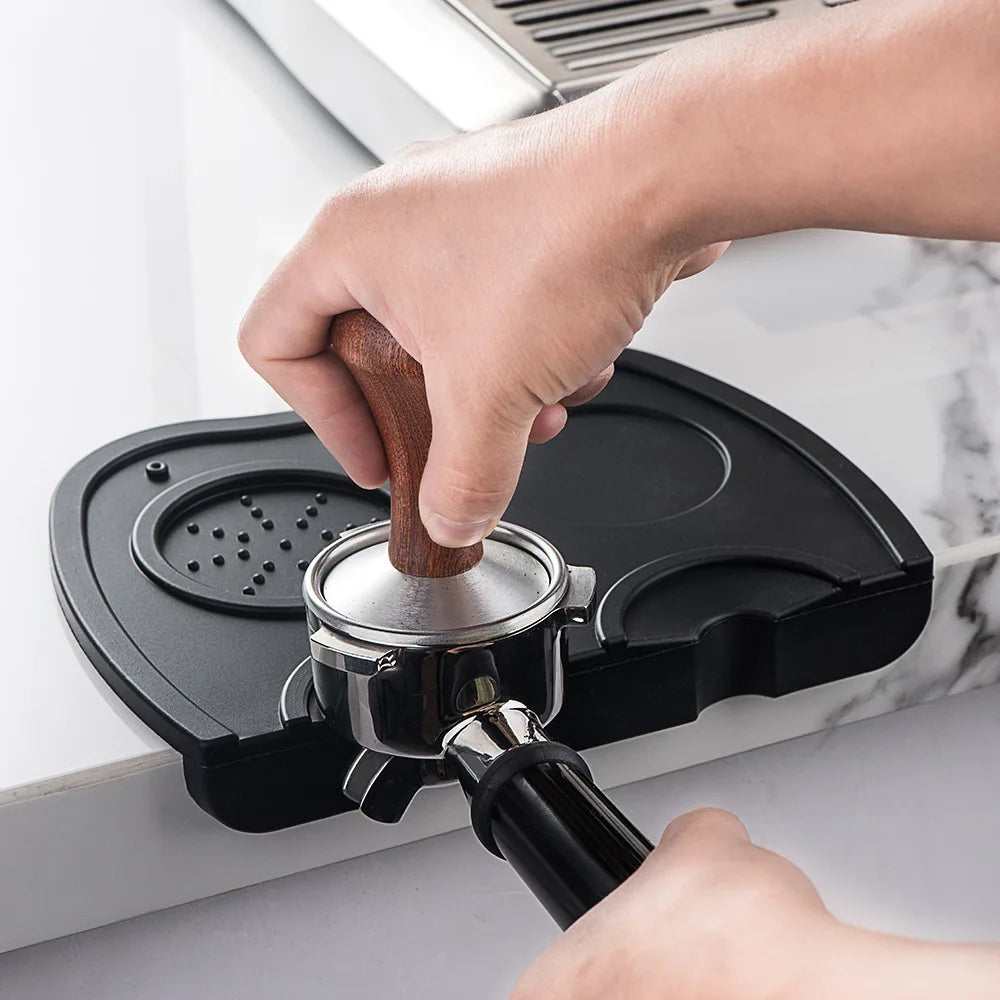 Afralia™ Silicone Espresso Tamper Mat for Barista Worktop - Coffee Accessories