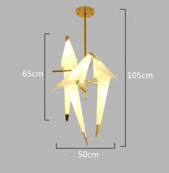 Afralia™ Modern Bird LED Pendant Chandelier for Home Living Room Bedroom Lighting