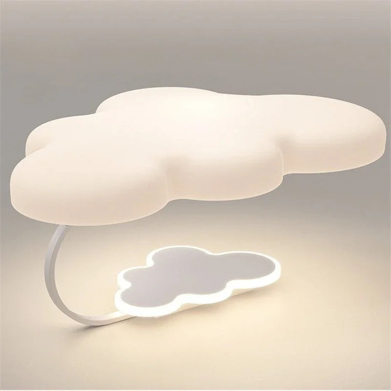 Afralia™ Cloud Ceiling Lights LED Modern Children's Room Lamps Warm Nursery Chandelier