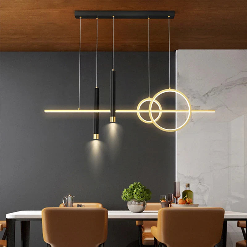 Afralia™ Nordic LED Chandelier Modern Luxury Pendant Light for Home Decor