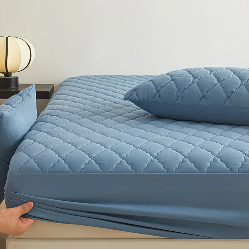 Afralia™ Waterproof Quilted Mattress Cover with Elastic Band