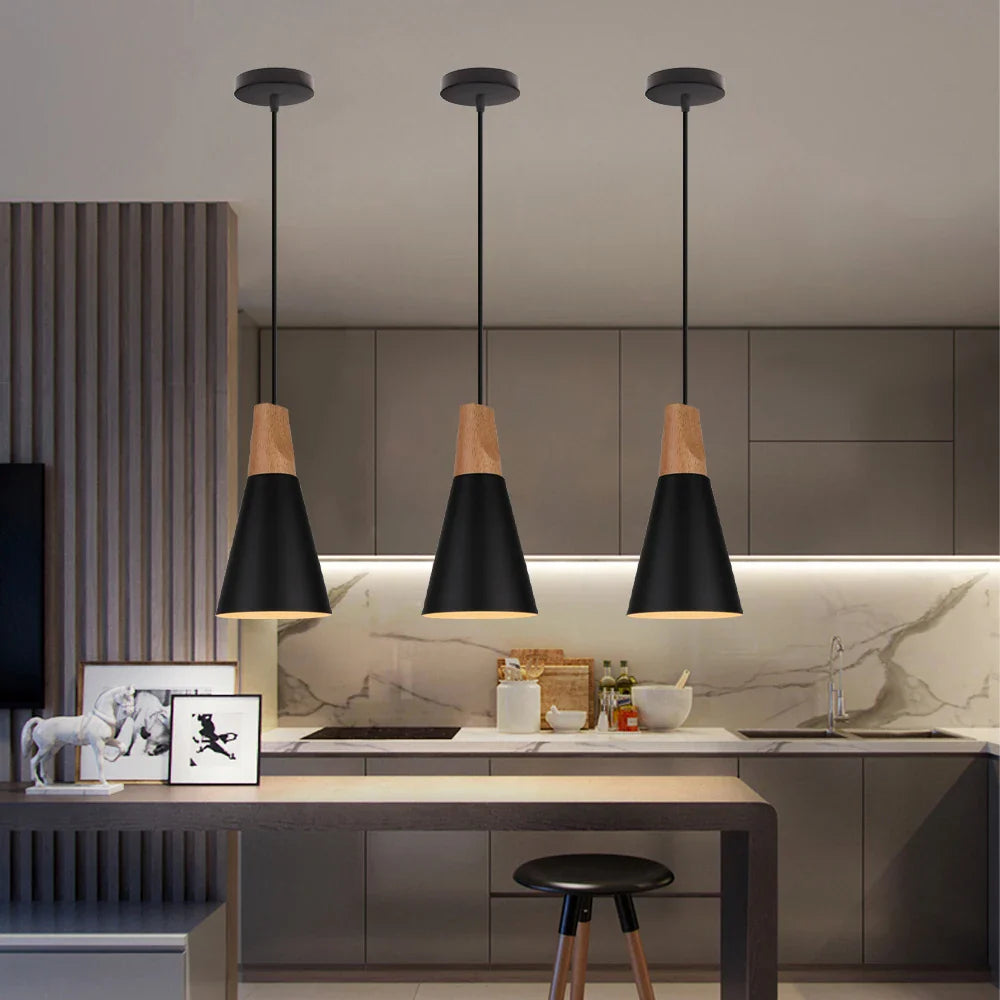 Afralia™ Modern Nordic Pendant Light for Living Room Kitchen Ceiling Lamp