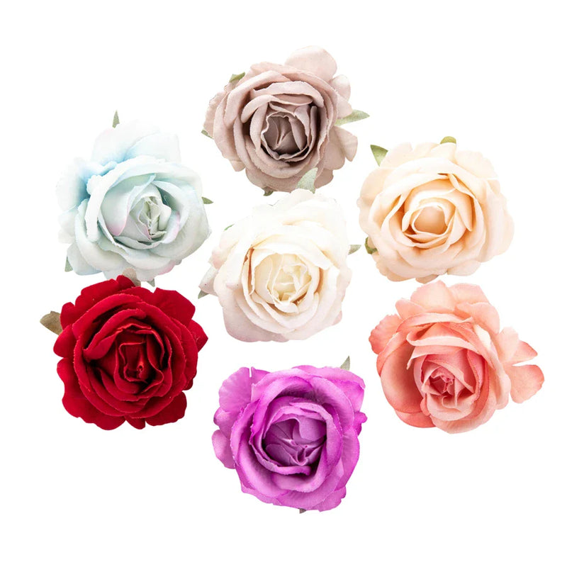 Flannel Roses by Afralia™: Bulk Artificial Flower for Home, Wedding, and Crafts