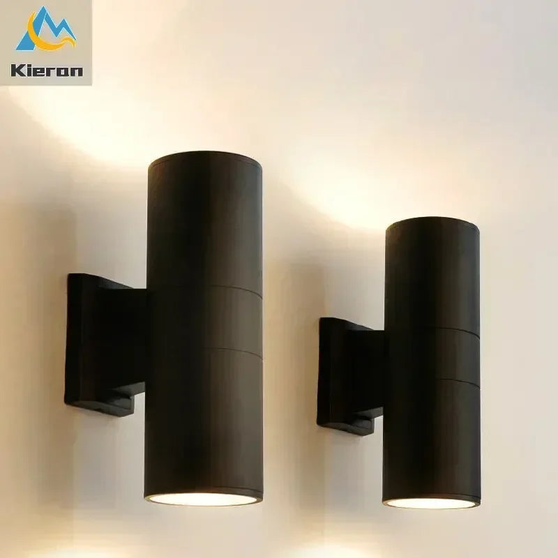 Afralia™ Waterproof LED Wall Lamp, Modern Cylinder Wall Lights for Bedroom, Study, Living Room