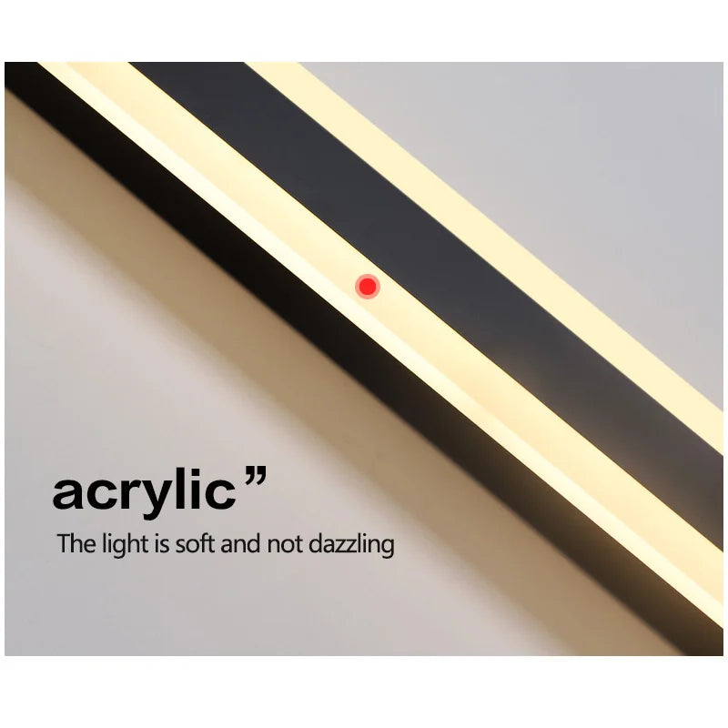 Afralia™ Outdoor Waterproof LED Wall Light Strip for Garden and Porch Lighting