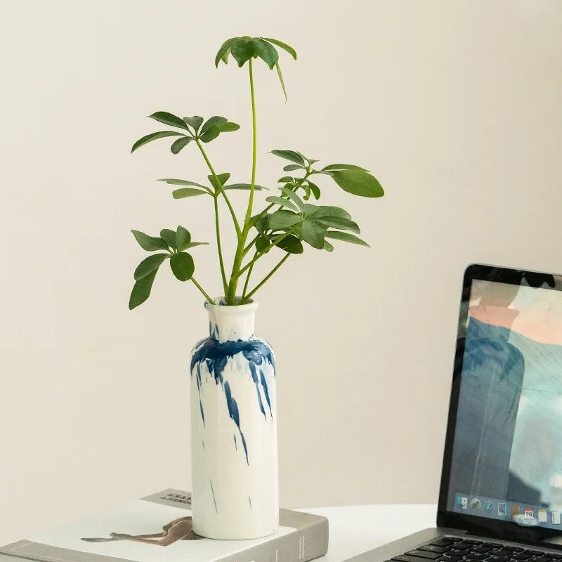 Afralia™ Graffiti Ceramic Vase for Stylish Flower Arrangements