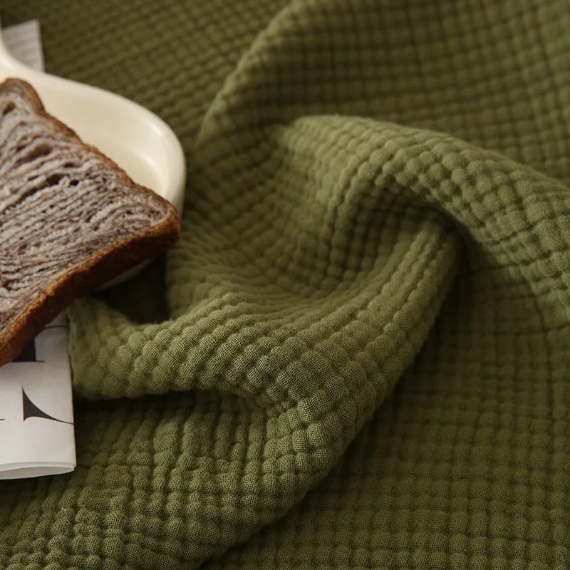 Afralia™ Summer Gauze Tassel Blanket - Soft Cotton, Single/Double Size