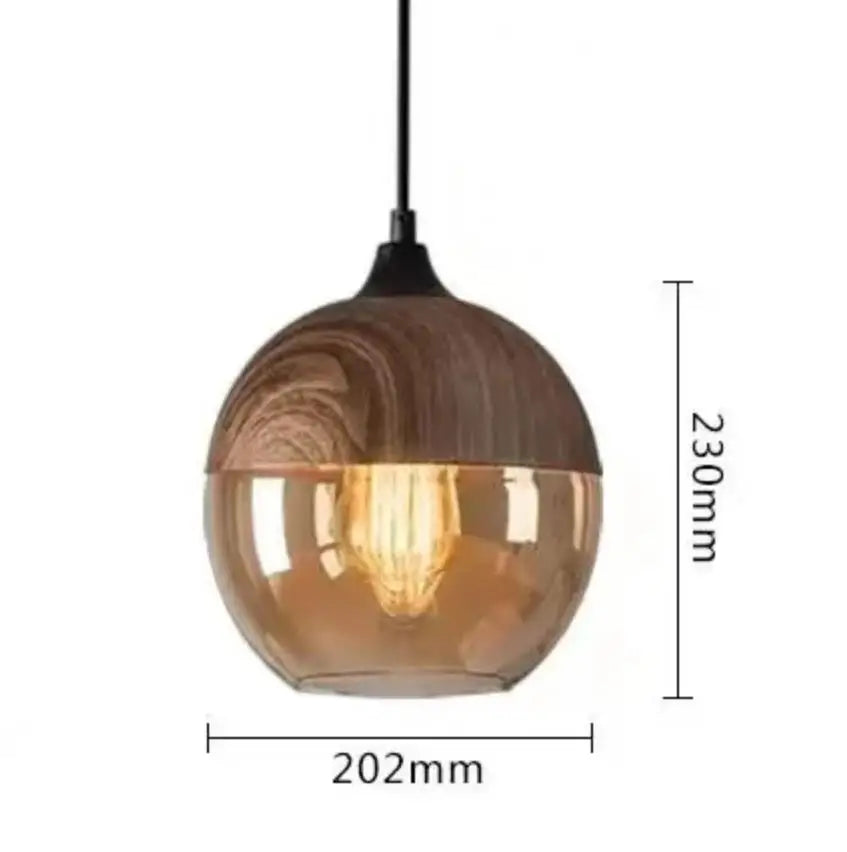 Afralia™ Black Glass Pendant Light Fixture for Modern Indoor Decor & Dining Room