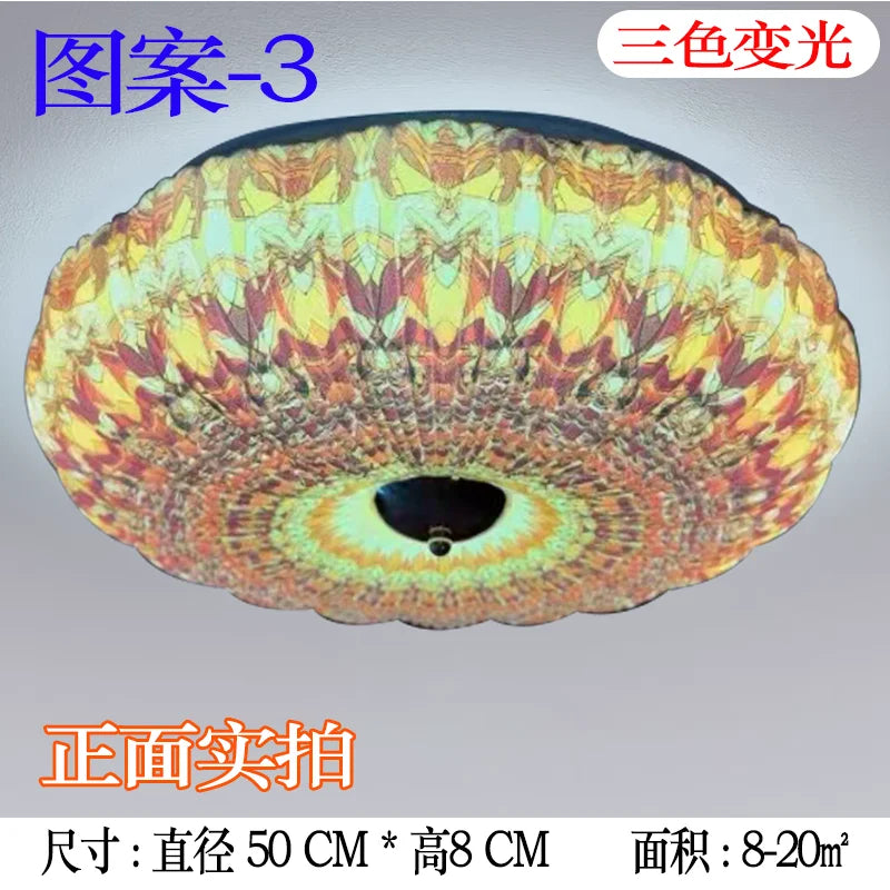 Afralia™ Energy-Efficient Bohemian LED Ceiling Lights for Bedroom - Bedazzling Eye Care