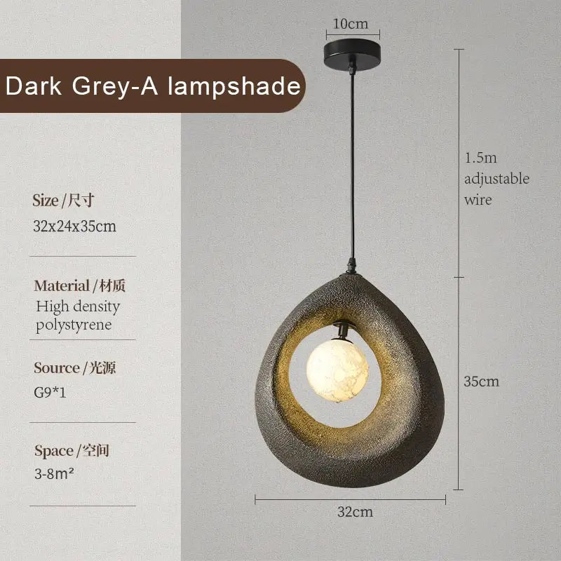 Afralia™ Nordic Retro LED Pendant Lights - Modern Design Ceiling Chandelier for Home Decor