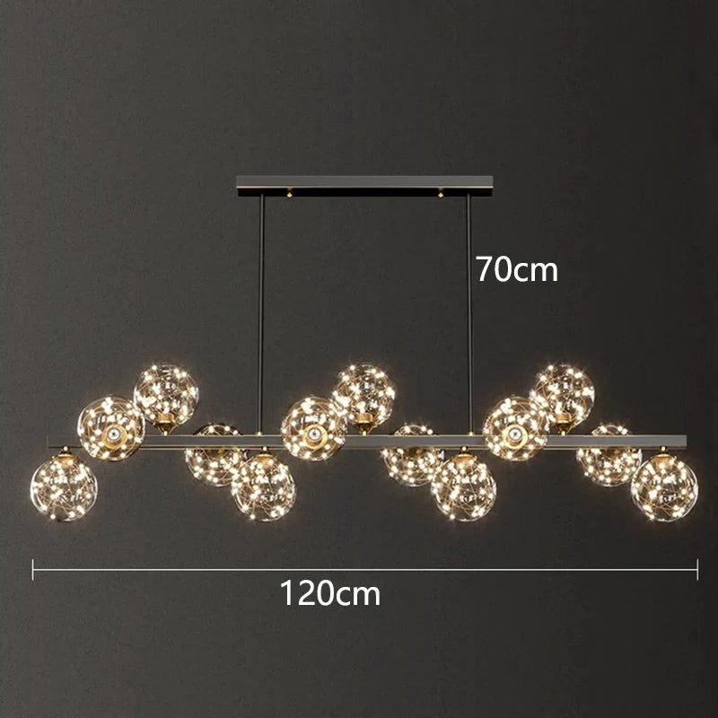 Afralia™ Modern LED Pendant Light for Living and Dining Room Chandeliers