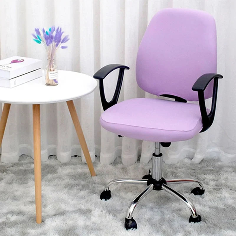 Afralia™ Printed Spandex Chair Cover: Universal Office Chair Protector for Comfort and Style