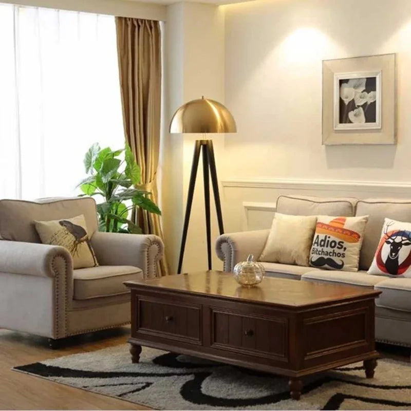 Afralia™ Mushroom Table Lights Floor Lamp Tripod for Living Room Bedroom